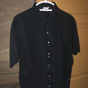 Versace Short Sleeve Button Up